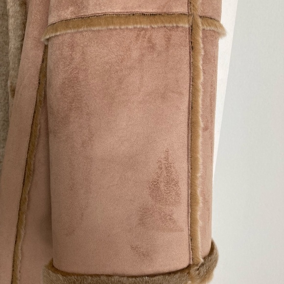 GORGEOUS LADIES UTEX DESIGN FULL-LENGTH FAUX SUEDE COAT SIZE MEDIUM - Picture 9 of 15
